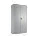 Talos Double Door Stationery Cupboard 920x420x1790mm Grey KF78754 KF78754