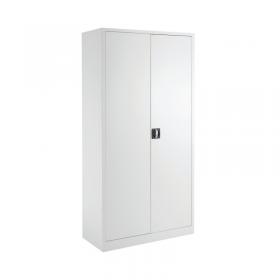 Talos Double Door Stationery Cupboard 920x420x1790mm White KF78755 KF78755