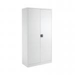 Talos Double Door Stationery Cupboard 920x420x1790mm White KF78755 KF78755