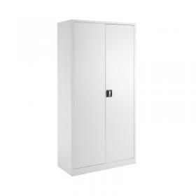 VOW Talos Double Door Stationery Cupboard 920x420x1790mm White KF78755 KF78755