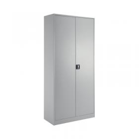 VOW Talos Double Door Stationery Cupboard 920x420x1950mm Grey TCSDDC1950GR KF78756