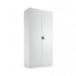 Talos Double Door Stationery Cupboard 920x420x1950mm White KF78757 KF78757