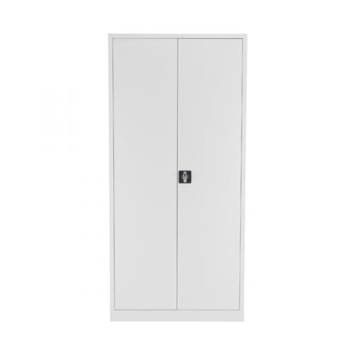 Talos Double Door Stationery Cupboard 1950 White Kf78757 Kf78757