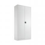 Talos Double Door Stationery Cupboard 920x420x1950mm White KF78757 KF78757