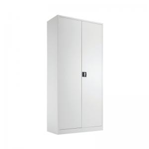VOW Talos Double Door Stationery Cupboard 920x420x1950mm White KF78757