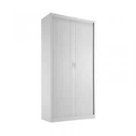 Talos Side Opening Tambour Unit 1000x450x1950mm White KF78761 KF78761