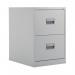 Talos 2 Drawer Filing Cabinet 465x620x700mm Grey KF78764 KF78764