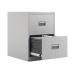 Talos 2 Drawer Filing Cabinet 465x620x700mm Grey KF78764 KF78764