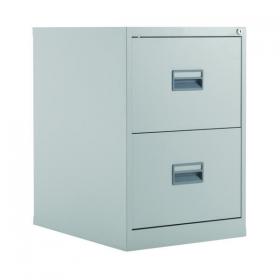Talos 2 Drawer Filing Cabinet 465x620x700mm Grey KF78764 KF78764