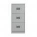 Talos 3 Drawer Filing Cabinet 465x620x1000mm Grey KF78768 KF78768