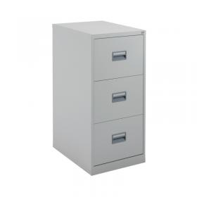 VOW Talos 3 Drawer Filing Cabinet 465x620x1000mm Grey TCS3FC-GR KF78768