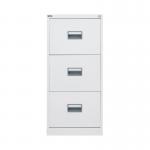 Talos 3 Drawer Filing Cabinet 465x620x1000mm White KF78769 KF78769