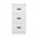 Talos 3 Drawer Filing Cabinet 465x620x1000mm White KF78769 KF78769