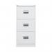 Talos 3 Drawer Filing Cabinet 465x620x1000mm White KF78769 KF78769