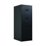 Talos 4 Drawer Filing Cabinet 465x620x1300mm Black KF78770 KF78770