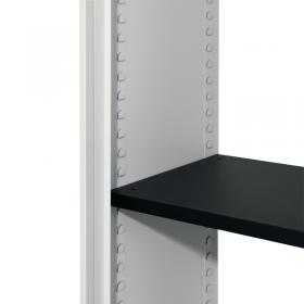 VOW Talos Shelf Fitment 930x370x35mm Black For Talos Stationery Cupboards KF78775 KF78775