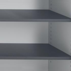 VOW Talos Tambour Unit Black Shelf 850x380x20mm For Talos Side Opening Tambour Unit Cupboards KF78776 KF78776