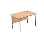 Jemini Oak 1228mm Single Desk KF78933 KF78933