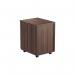 Jemini 3 Drawer Mobile Pedestal 400x500x595mm Walnut KF78944 KF78944