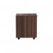 Jemini 3 Drawer Mobile Pedestal 400x500x595mm Walnut KF78944 KF78944