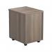 Jemini 3 Drawer Mobile Pedestal 400x500x595mm Grey Oak KF78945 KF78945