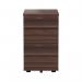 Jemini 3 Drawer Tall Mobile Pedestal 404x500x690mm Walnut KF78946 KF78946