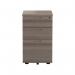 Jemini 3 Drawer Tall Mobile Pedestal 404x500x690mm Grey Oak KF78947 KF78947