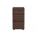 Jemini 3 Drawer Desk High Pedestal 404x600x730mm Walnut KF78948 KF78948