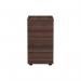 Jemini 3 Drawer Desk High Pedestal 404x600x730mm Walnut KF78948 KF78948