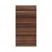 Jemini 3 Drawer Desk High Pedestal 404x800x730mm Walnut KF78950 KF78950