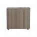 Jemini 3 Drawer Desk High Pedestal 404x800x730mm Grey Oak KF78951 KF78951