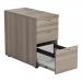 Jemini 3 Drawer Desk High Pedestal 404x800x730mm Grey Oak KF78951 KF78951