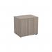 Jemini 2 Drawer Desk Side Filing Cabinet 800x600x730mm Grey Oak KF78953 KF78953