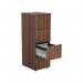 Jemini 4 Drawer Filing Cabinet 464x600x1365mm Walnut KF78954 KF78954