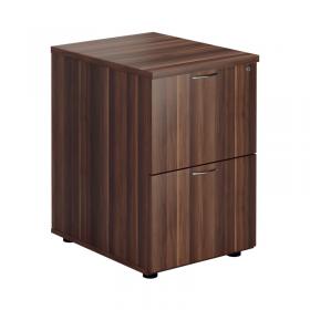 Jemini 2 Drawer Filing Cabinet 464x600x710mm Walnut KF78956 KF78956