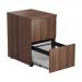Jemini 2 Drawer Filing Cabinet 464x600x710mm Walnut KF78956 KF78956