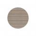 Jemini Round Meeting Table 1100x1100x730mm Grey Oak KF78959 KF78959