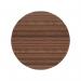 Jemini Round Meeting Table 1100x1100x730mm Walnut KF78960 KF78960