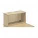 Jemini Reception Modular Straight Riser Unit 800x315x400mm Maple KF78972 KF78972