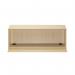 Jemini Reception Modular Straight Riser Unit 1200x315x400mm Maple KF78973 KF78973