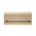 Jemini Reception Modular Straight Riser Unit 1200x315x400mm Maple KF78973 KF78973
