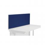 Jemini Straight Desk Mounted Screen 1200x25x400mm Blue KF78978 KF78978