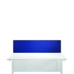 Jemini Straight Desk Mounted Screen 1200x25x400mm Blue KF78978 KF78978