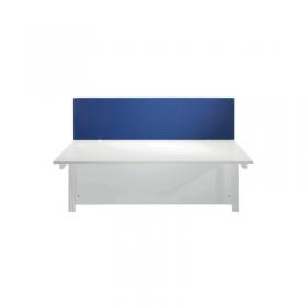 Jemini Straight Desk Mounted Screen 1600x25x400mm Blue KF78981 KF78981