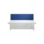 Jemini Straight Desk Mounted Screen 1600x25x400mm Blue KF78981 KF78981