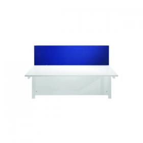 Jemini Straight Desk Mounted Screen 1600x25x400mm Blue KF78981 KF78981