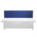Jemini Straight Desk Mounted Screen 1800x25x400mm Blue KF78982 KF78982