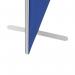 Jemini Floor Standing Screen 1600x28x1200mm Blue KF78989 KF78989