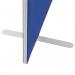 Jemini Floor Standing Screen 1200x25x1600mm Blue KF78991 KF78991