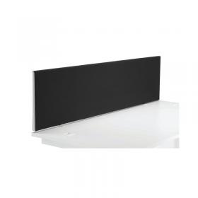 VOW Jemini Straight Desk Mounted Screen 1800x25x400mm Black KF79002 KF79002
